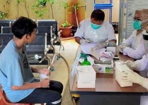 Sebelum Dipindah, Tahanan Polda Sumsel Jalani Rapid Test Massal