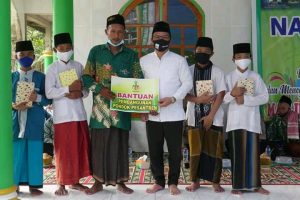 Peringati Harlah NU, Ketua Amir Muba sampaikan bantuan di Yayasan Ponpes Mamba’ul Ulum