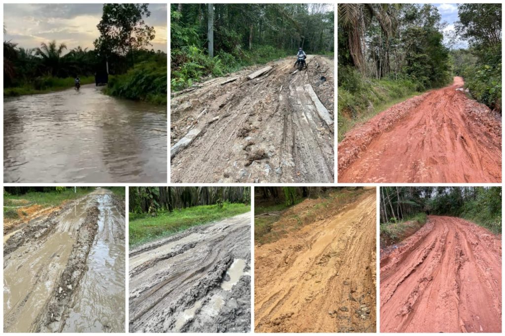Warga Desa kembali harapkan Proritas Pembangunan Jalan di desa Ulak Kembang Muba