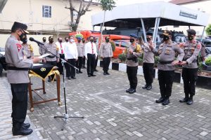 Wujud Program dan Perintah Kapolri, Kapolda Sumsel laksanakan Penyumpahan kepada Seluruh PJU diikuti Para Kapolres jajaran Polda Sumsel melalui zoom metting