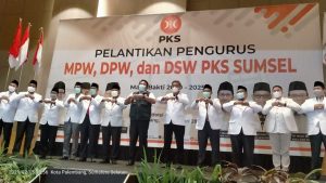 Pelantikan Pengurus MPW, DPW, dan DSW PKS Sumsel Membawa Logo Baru