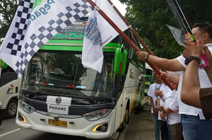 Antusias Tinggi! 196 Warga Sumsel Ikut Mudik Gratis Bersama Pegadaian Kanwil Palembang