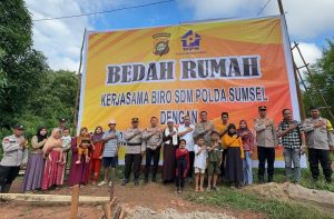 Sinergi Polda Sumsel dan PT Duta Persada Semesta, Buruh Harian di Banyuasin Dapat Rumah Layak Huni!