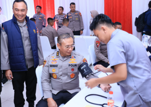 Bakti Sosial dan Donor Darah Warnai Pembukaan Rakernis Humas Polri 2025 di Akpol Semarang