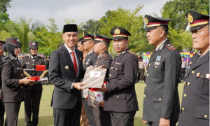 Bupati OKI Pimpin Upacara HUT Bhayangkara ke-79 : Komitmen Polri untuk Rakyat