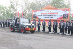 161 Calon Bintara Polri Resmi Masuk Pendidikan : Kapolda Sumsel Tekankan Disiplin dan Integritas!