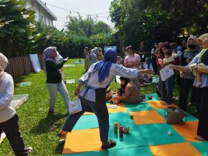 Lucu dan Edukatif! Anak Balita di Palembang Main Air Sambil Belajar di Pop Up Class Happykids