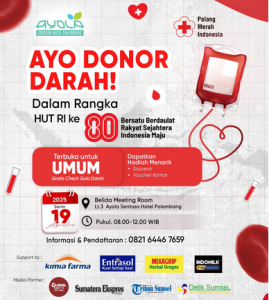Rayakan HUT RI ke-80, Ayola Sentosa Gelar Donor Darah Berhadiah Voucher Menginap