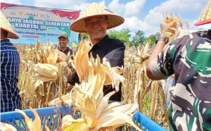 Dukung Ketahanan Pangan, Pemkot Prabumulih dan Polres Kompak Sukseskan Panen Raya Jagung