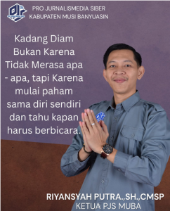 Rawan Korupsi! Ketua PJS Muba Ingatkan Kepala Desa Tak Main-main dengan Dana Desa