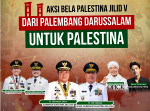 Palembang Bergerak Lagi! Aksi Bela Palestina Jilid V Siap Guncang Monpera, Target Donasi Rp2 Miliar