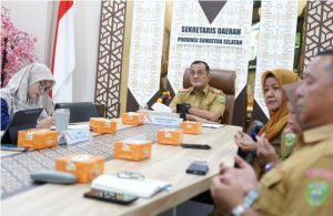 Sumsel Siaga! Sekda Edward Candra Hadiri Rakor Bahas Inflasi dan Alih Fungsi Lahan