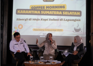 Ngopi Bareng, Cari Solusi! Karantina Sumsel Bangun Sinergi Lintas Sektor Lewat “Coffee Morning”