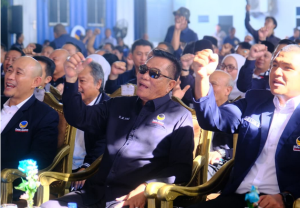 Toha Tohet Hadir di Pelantikan Akbar NasDem Sumsel, Beberkan Agenda Besar Muba