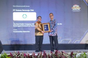 Semen Baturaja Raih “The Best Public Company 2025”, Bukti Kokohnya Fondasi Bisnis Menuju Ekonomi Emas Indonesia