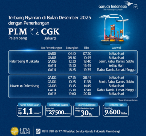 Kabar Baik! Tiket Garuda Turun 14 Persen Selama Libur Natal dan Tahun Baru