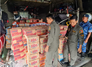 14 Ton Bantuan Kemanusiaan Terbang dari Palembang! Hercules AU Angkut Logistik untuk Aceh, Sumut, dan Sumbar