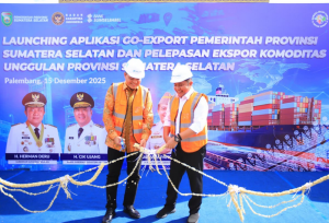 Pemprov Sumsel Luncurkan Go-Export, Ekspor Tak Lagi Gelap dari Hulu ke Hilir