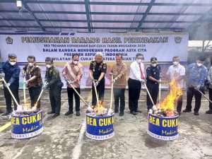 759 Penindakan Sepanjang 2025, Bea Cukai Sumbagtim Musnahkan Barang Ilegal Senilai Rp45,8 Miliar