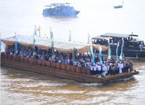 Ribuan Jemaah Padati Haul Kiai Marogan ke-125, Sungai Musi Dipenuhi 125 Kapal Ketek