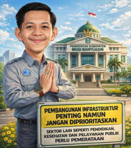 Ketua PJS Muba Buka Suara : Jangan Korbankan Pendidikan dan Pelayanan Publik Demi Betonisasi
