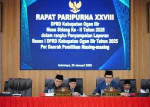 DPRD Ogan Ilir Gelar Paripurna Laporan Reses, Aspirasi Warga Tiap Dapil Disampaikan Terbuka