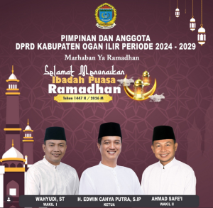 Sambut Ramadhan 1447 H, Ketua DPRD Ogan Ilir Edwin Cahya Putra Sampaikan Pesan Menyentuh untuk Warga!