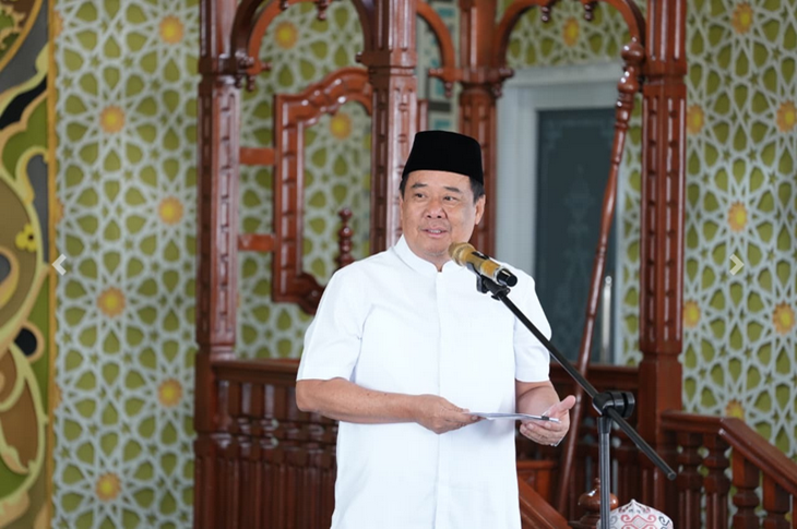 Wakil Gubernur Cik Ujang Sholat Jumat di Masjid Ummul Tumina, Tegaskan Komitmen Pembangunan Sumsel