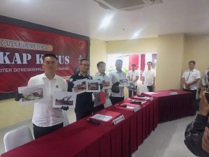 Polda Sumsel Gerebek Tambang Ilegal di Muba, 2 Ekskavator dan Tronton Diamankan!