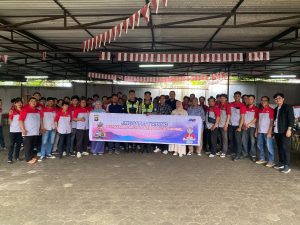 JNE Palembang Latih Kurir Safety Riding Bareng PJR, Ini Materi yang Ditekankan!