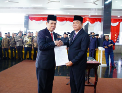 Bupati Muba Toha Tohet Lantik Sekda dan Sejumlah Pejabat, Tegaskan Integritas dan Profesionalisme