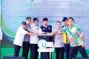 Herman Deru dan Bupati Toha Tohet Groundbreaking Flyover Batubara di Babat Supat