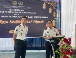 Jelang Idul Fitri, Kakanwil Pemasyarakatan Sumsel Erwedi Supriyatno Sidak Langsung Rutan Kelas I Palembang