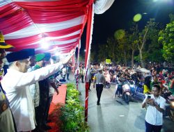 Bupati Toha Tohet Lepas Pawai Takbir Ribuan Warga Sekayu, Kota Bergemuruh Sambut Idul Fitri