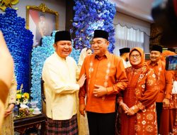 Bupati Toha Tohet Pimpin Halal Bihalal ke Griya Agung, Perkuat Sinergi Muba–Sumsel