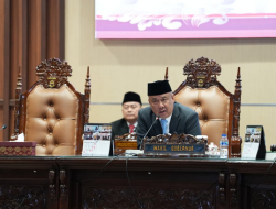 LKPJ Gubernur Sumsel 2025 Diterima DPRD, Wagub Cik Ujang Hadiri Rapat Paripurna Penting