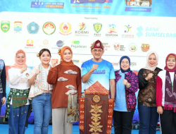 Ribuan Warga Pecahkan Rekor MURI! Senam Kriya Sumsel Resmi Diluncurkan