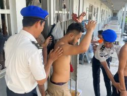 Razia Serentak di Rutan Palembang Jelang Hari Bakti Pemasyarakatan, Petugas Sisir Seluruh Kamar Hunian