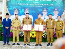 Muba dan Muaro Jambi Resmi Gandeng Tangan, Siap Hadapi Karhutla dan Masalah Perbatasan Bersama