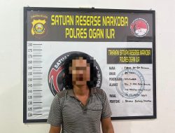 Digerebek Malam Hari, Dua Pengedar Sabu di Indralaya Utara Tak Berkutik