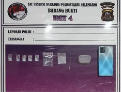 IRT di Palembang Ditangkap Polisi, Diduga Edarkan Sabu dari Dalam Rumah