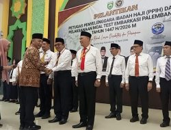 PPIH Resmi Dilantik, 7.036 Jemaah Haji Siap Berangkat dari Embarkasi Palembang