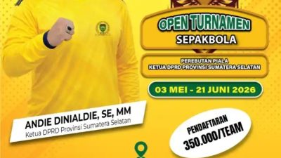 39 Tim Sudah Daftar! Piala Ketua DPRD Sumsel Diprediksi Jadi Turnamen Terpanas 2026