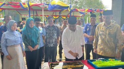 Resmi! Bupati Lahat Bursah Zarnubi Hadirkan Kantor Camat Modern di Gumay Ulu