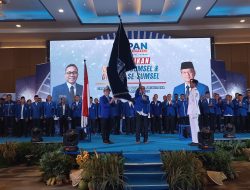 Dilantik di Palembang, Joncik Muhammad Siap Gaspol Dongkrak Elektabilitas PAN