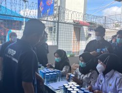 180 WBP dan 50 Pegawai Rutan Palembang Jalani Tes Urine, Hasilnya Mengejutkan