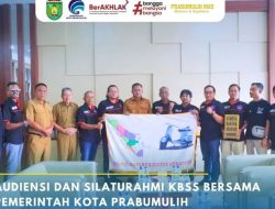 KBSS Audiensi dan Jalin Silaturahmi dengan Wali Kota Prabumulih