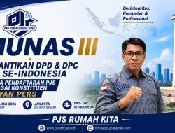 PJS Siapkan MUNAS III di Jakarta, Wapres Gibran Direncanakan Hadir