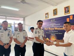 Lima Warga Binaan Rutan Kelas I Palembang Terima Remisi Khusus Waisak 2026