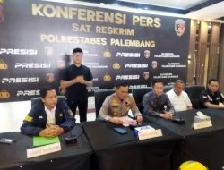 Diduga Balas Dendam, 4 Pelaku Coret Fasilitas Umum di Palembang Diamankan Polisi
